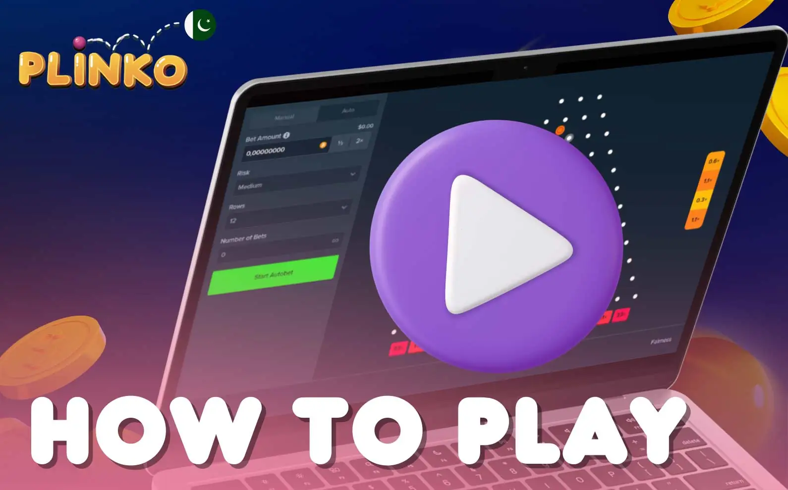 Plinko game features